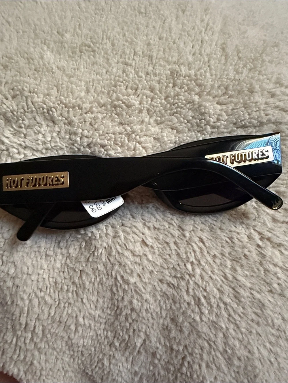 NWT! Hot Futures Cosmic Rebel Sunglasses Black